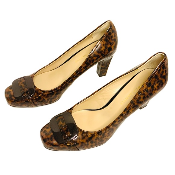 FRANCO SARTO Brown Glam Heels Size 9 - Picture 2 of 6